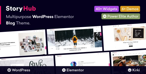 Download StoryHub – Multipurpose Elementor Blog Nulled WordPress Theme ...