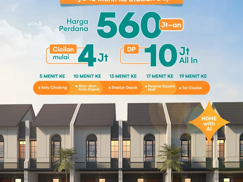 Feed hardsell THC the first home with ai in depok (1)